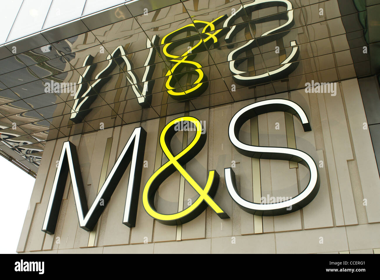 Marks and Spencers Logo Stock Photo
