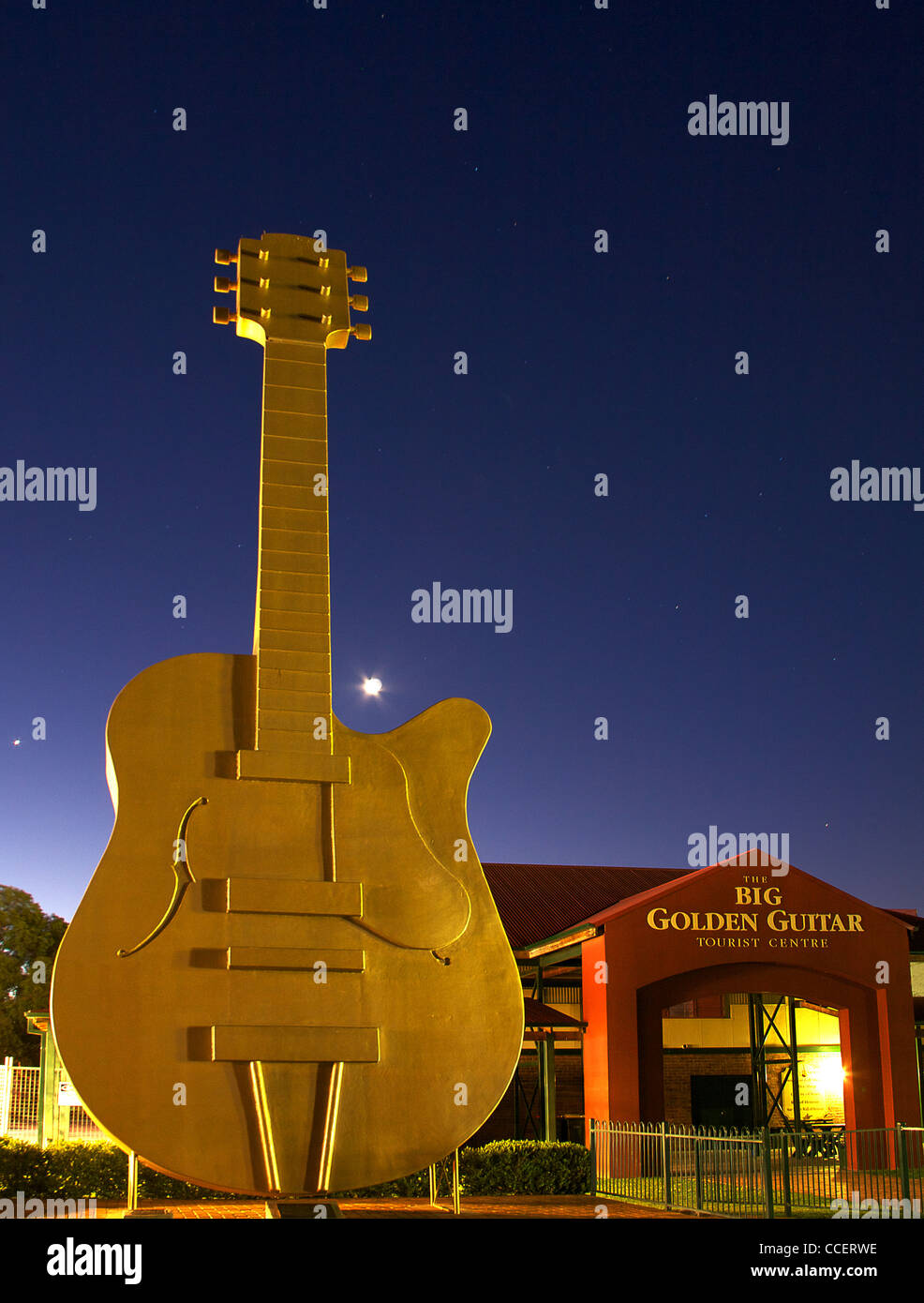 The Big Guitar in Tamworth, Australia Stock Photo