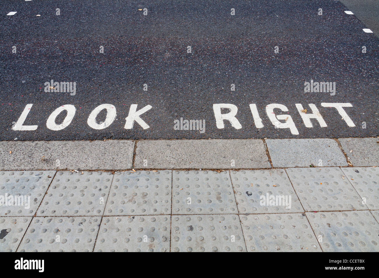 Look right road hi-res stock photography and images - Alamy