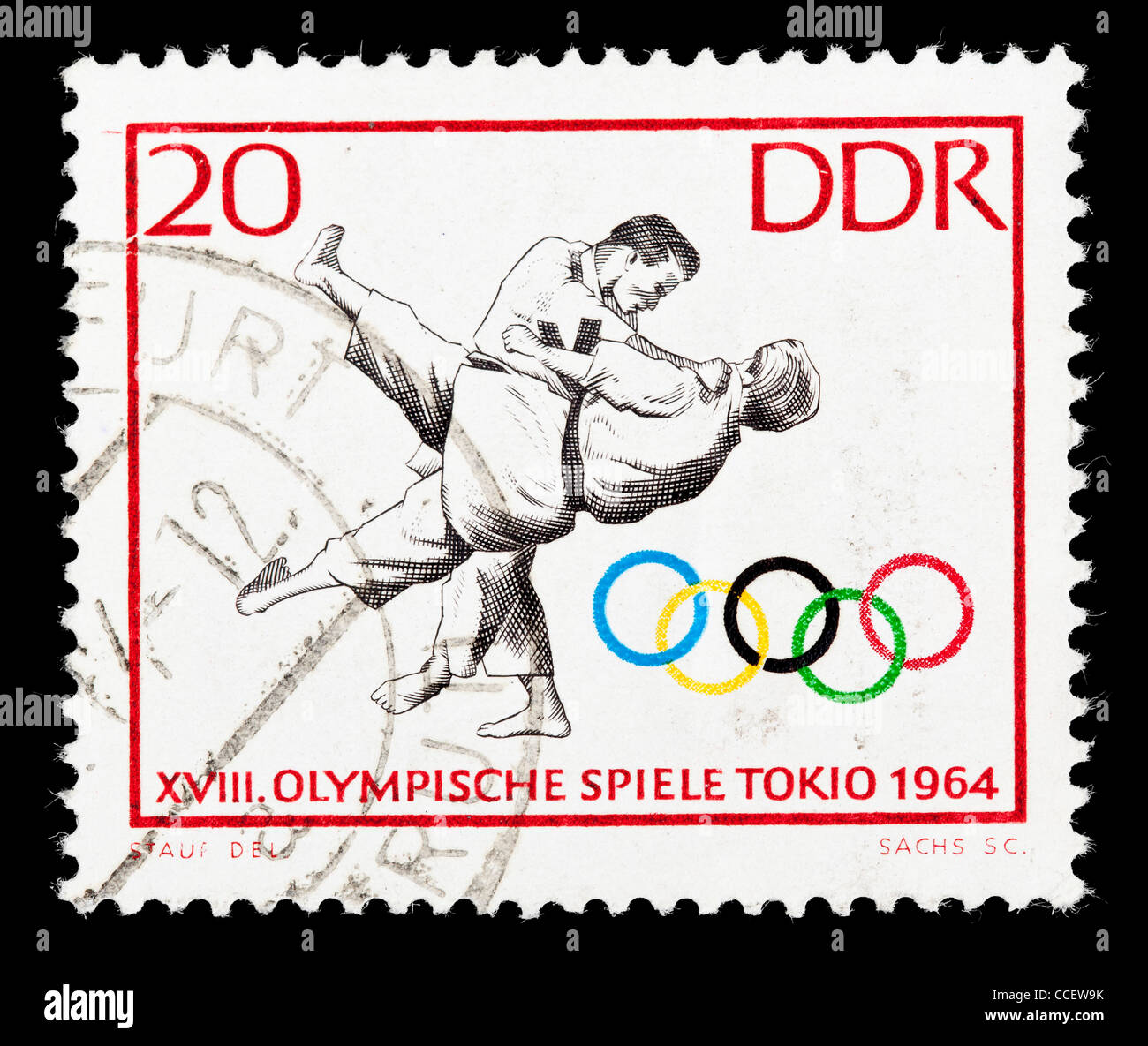 Olympic stamp, 1964 hi-res stock photography and images - Alamy