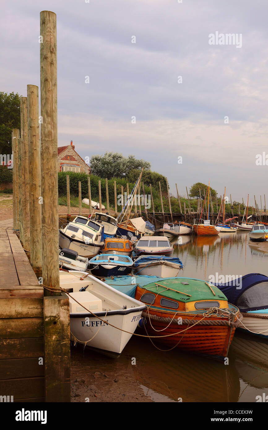 Moored small fishing boats hi-res stock photography and images - Alamy