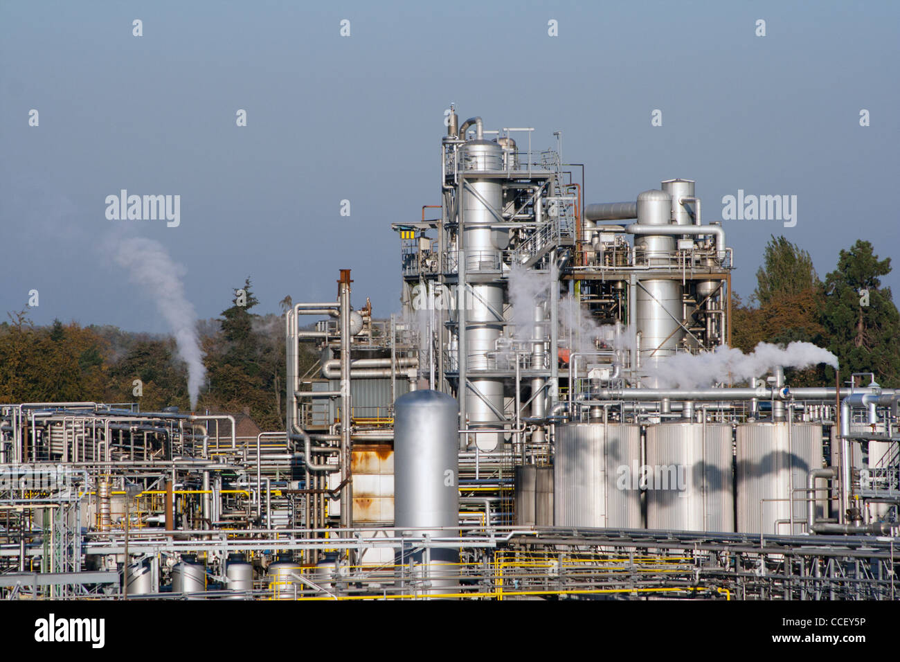 Chemical factory Stock Photo