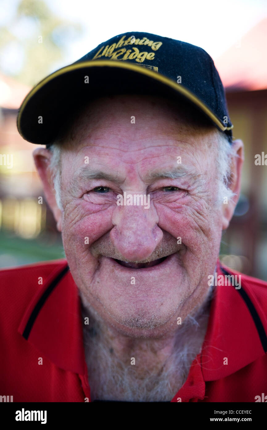 laughing old man Stock Photo