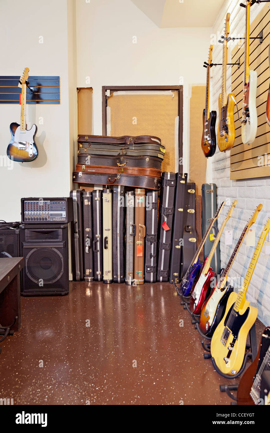 best way to store guitar cases