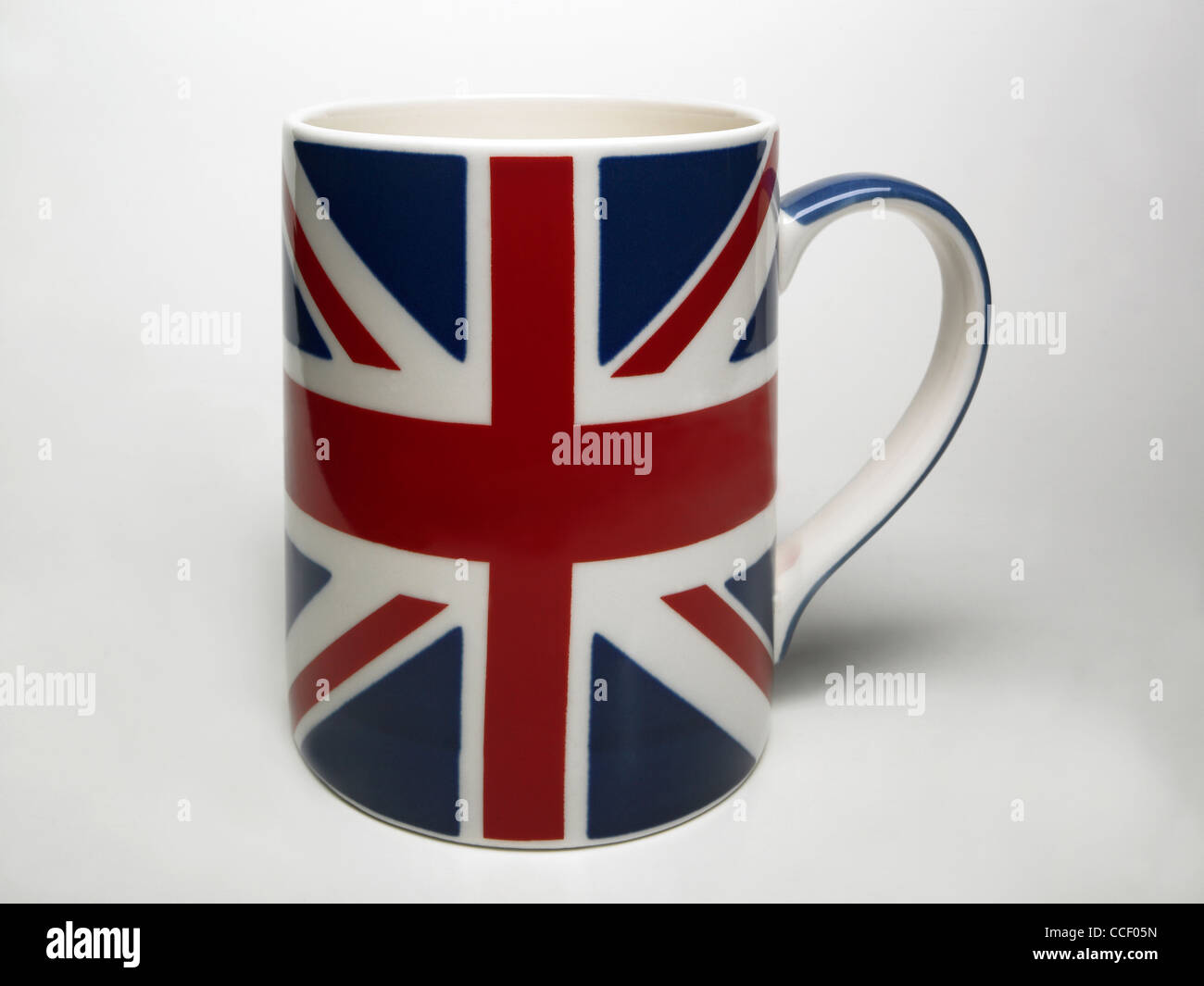A Union Jack mug Stock Photo