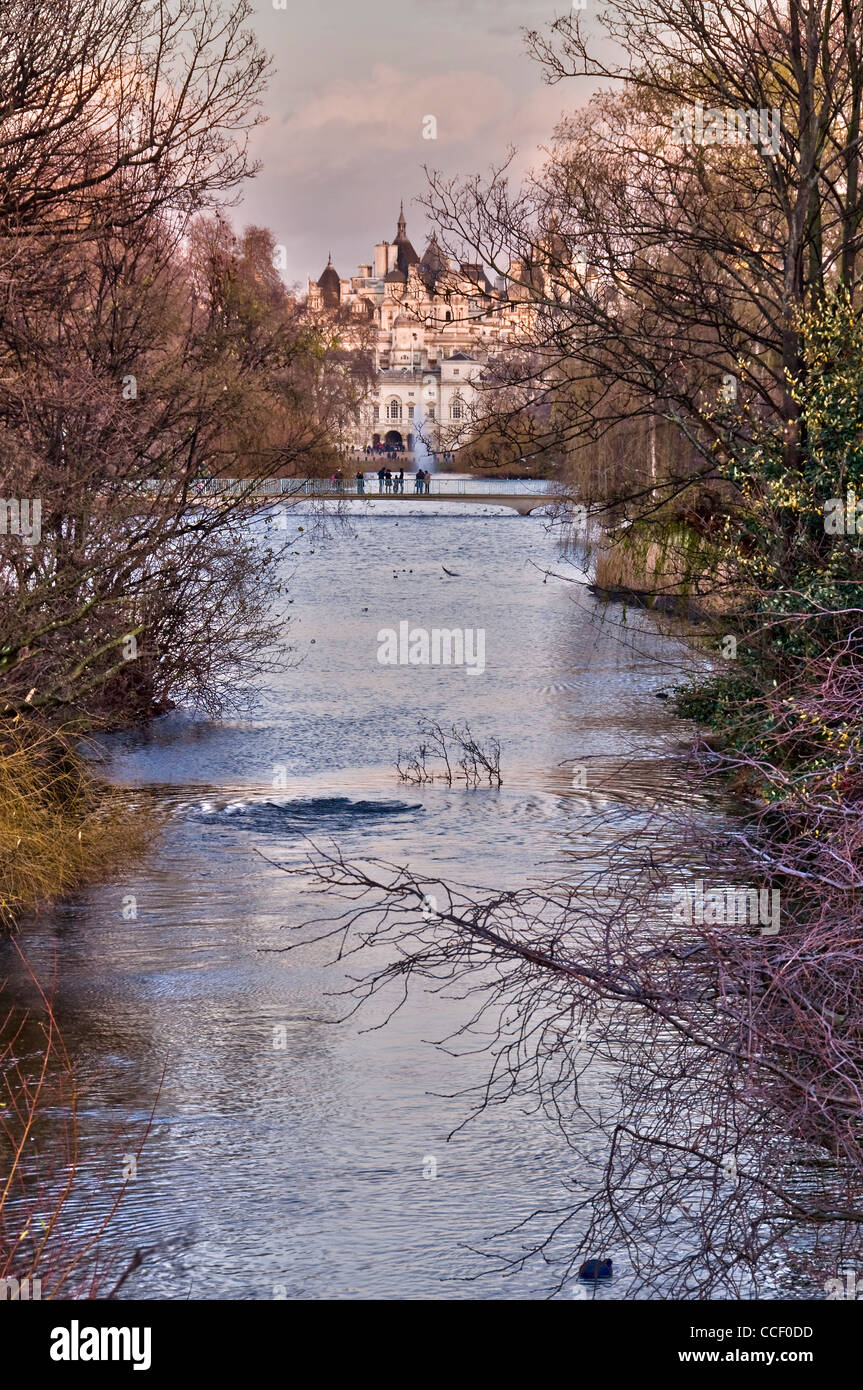 Saint James park - London (UK) Stock Photo