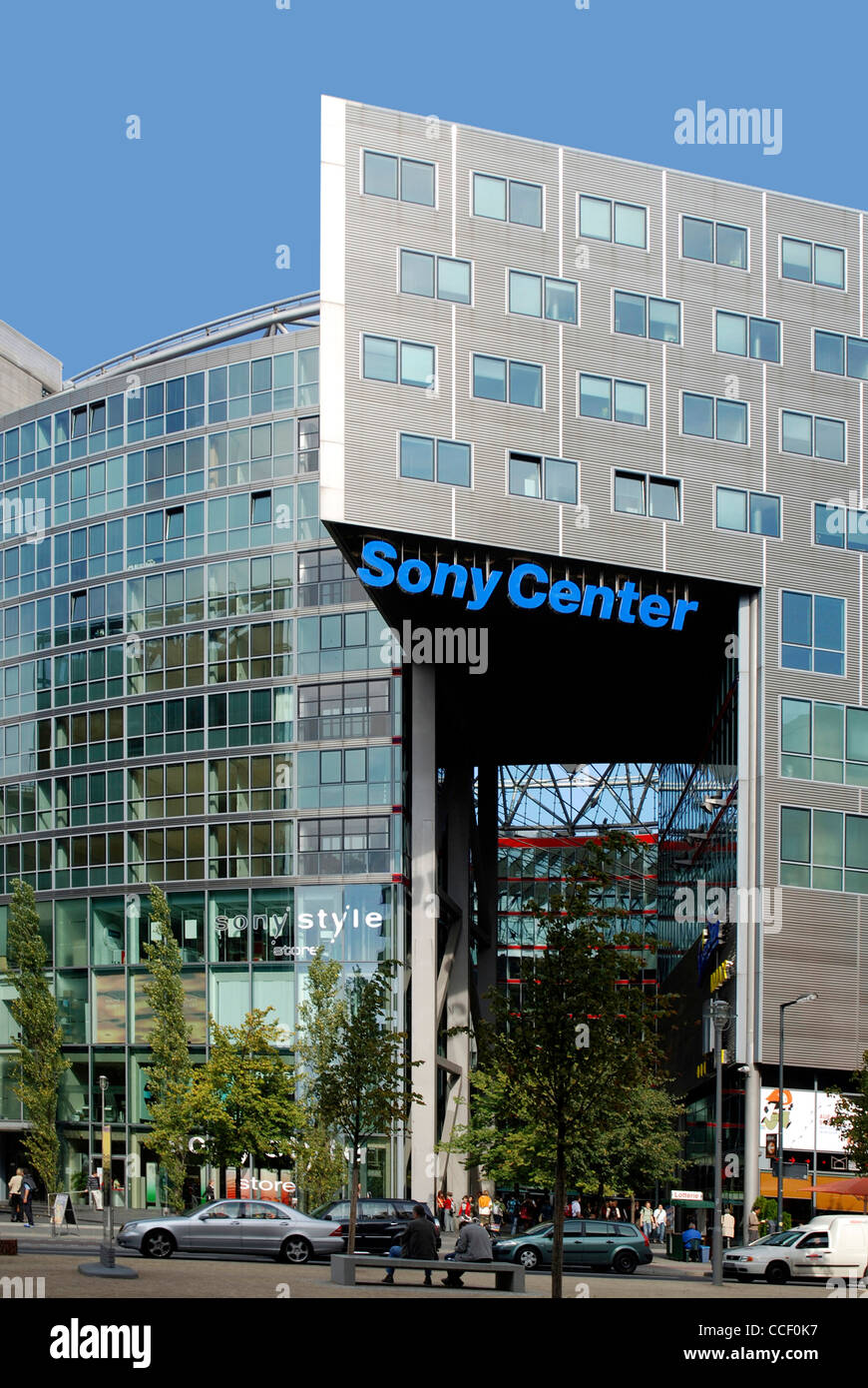 Sony centre at the Potsdam place in Berlin. Stock Photo