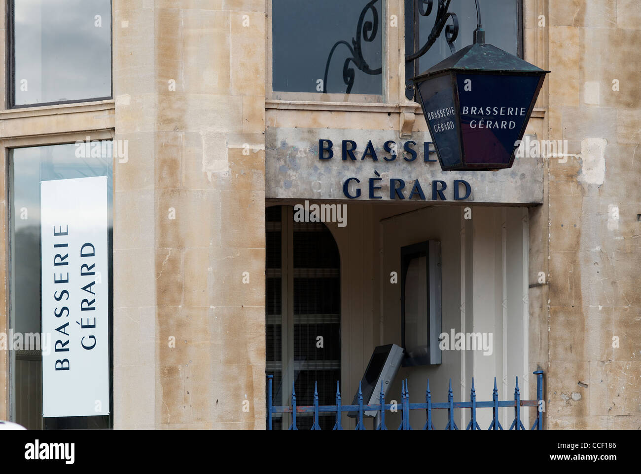 BRASSERIE GERARD IN LIQUIDATION Stock Photo