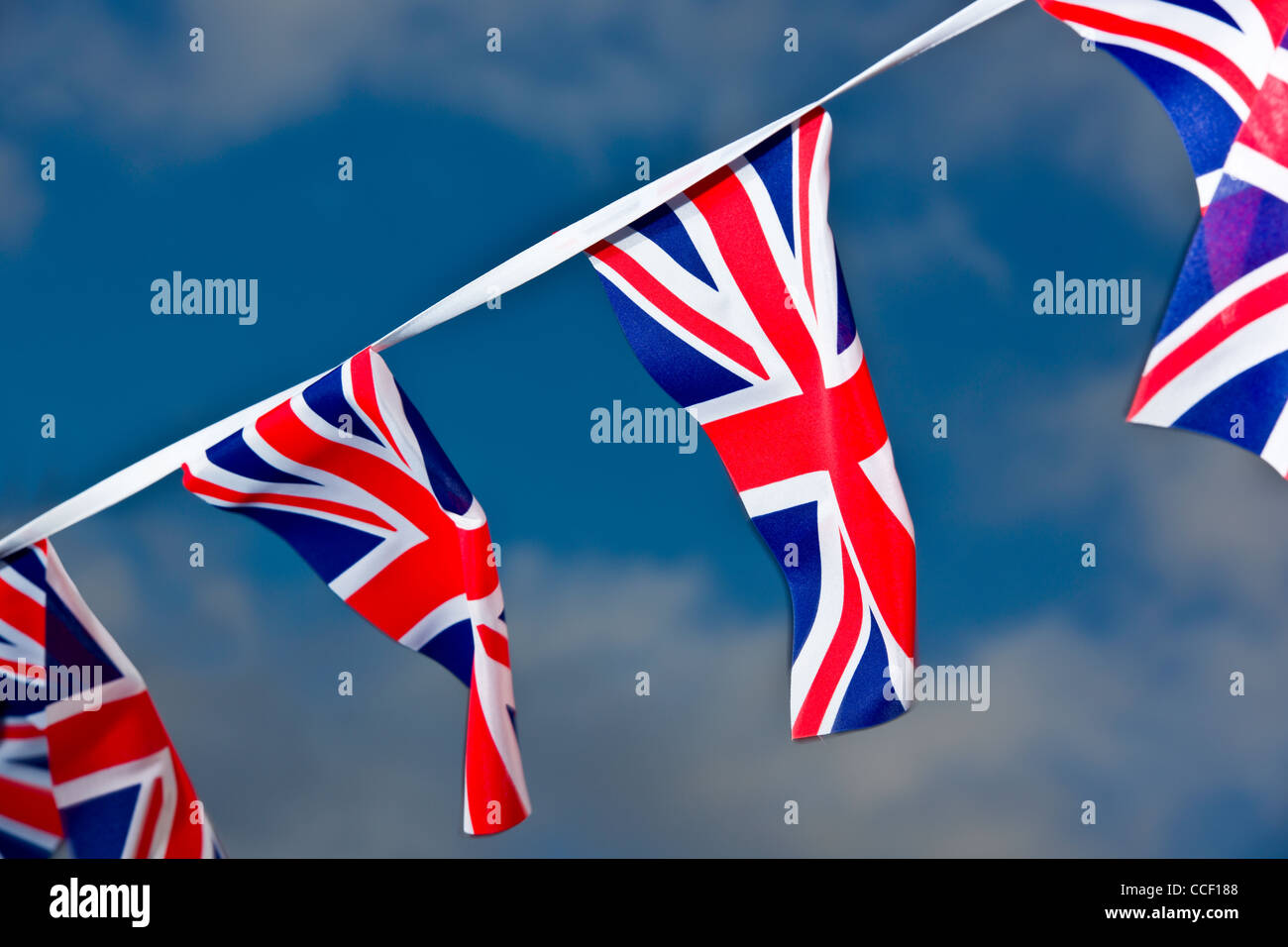 Union flag bunting hires stock photography and images Alamy