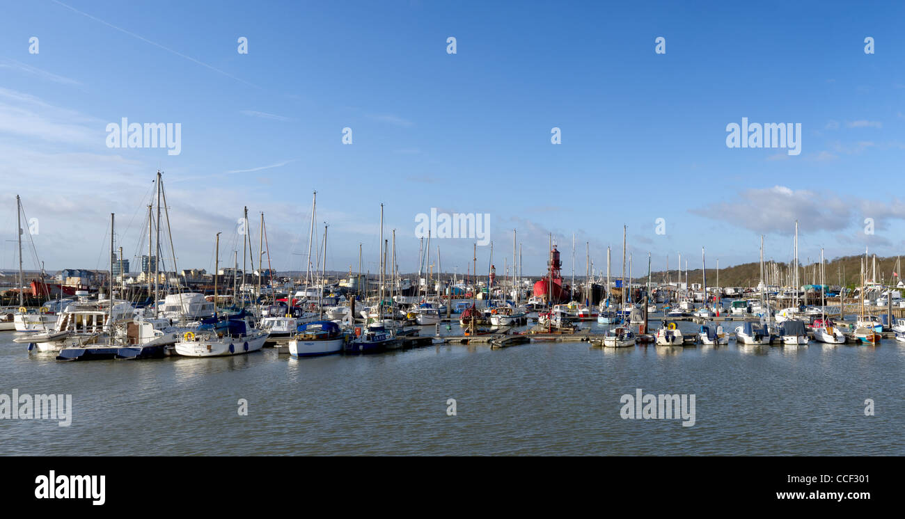 Hoo Marina in Kent Stock Photo