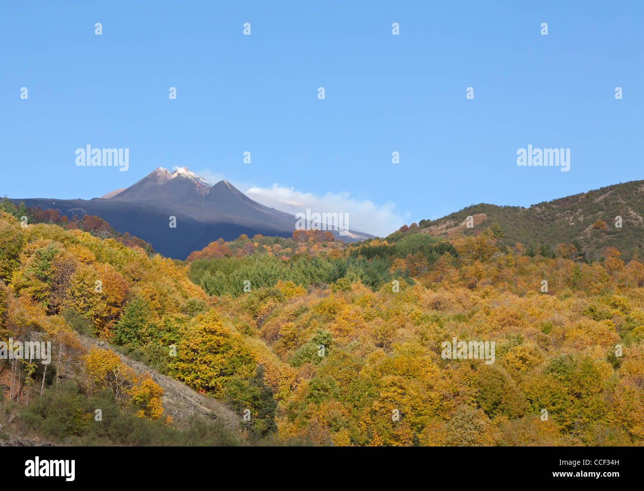 Mount Etna, Sicily, Italy Stock Photo