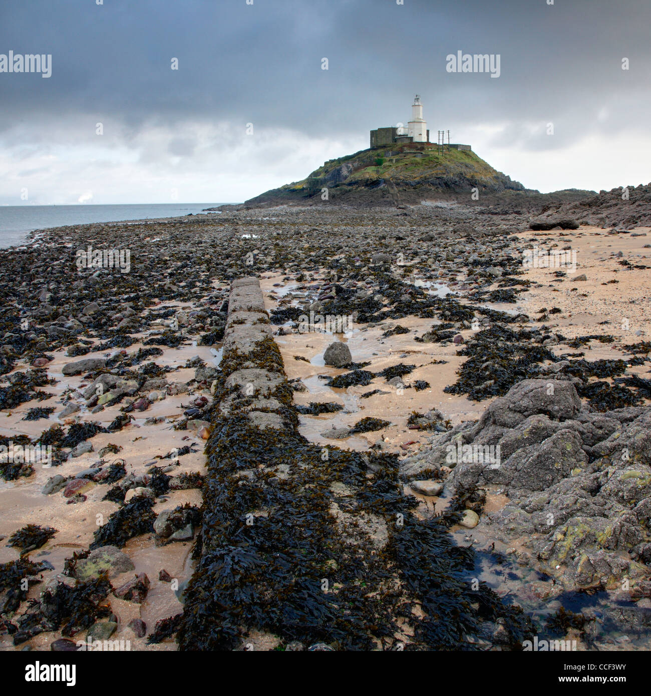 Mumbles Lighthouse, Swansea, Wales, UK Stock Photo Alamy