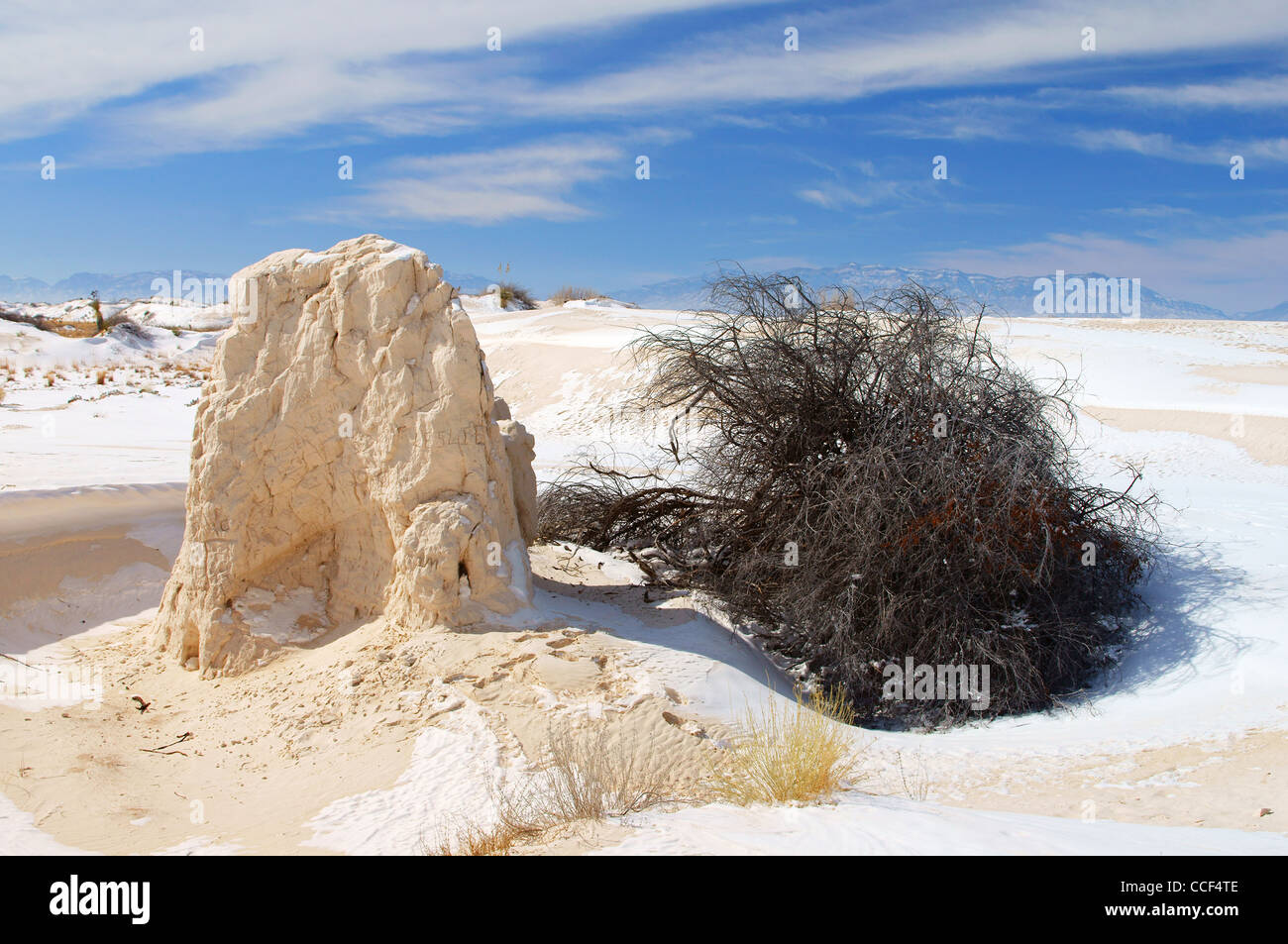 white sands national monument alamogordo new mexico nm sand dune snow