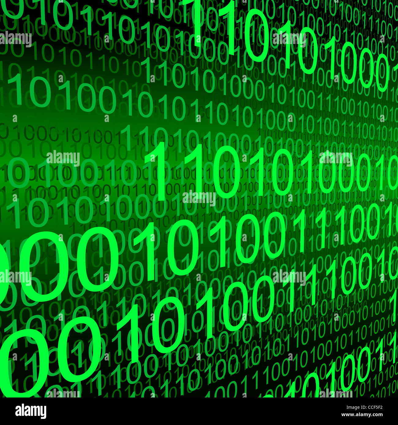 Binary Background Green