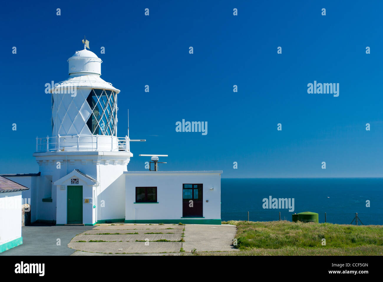St Annes Head Lighthouse in Dale, Pembrokeshire, Wales Stock Photo Alamy
