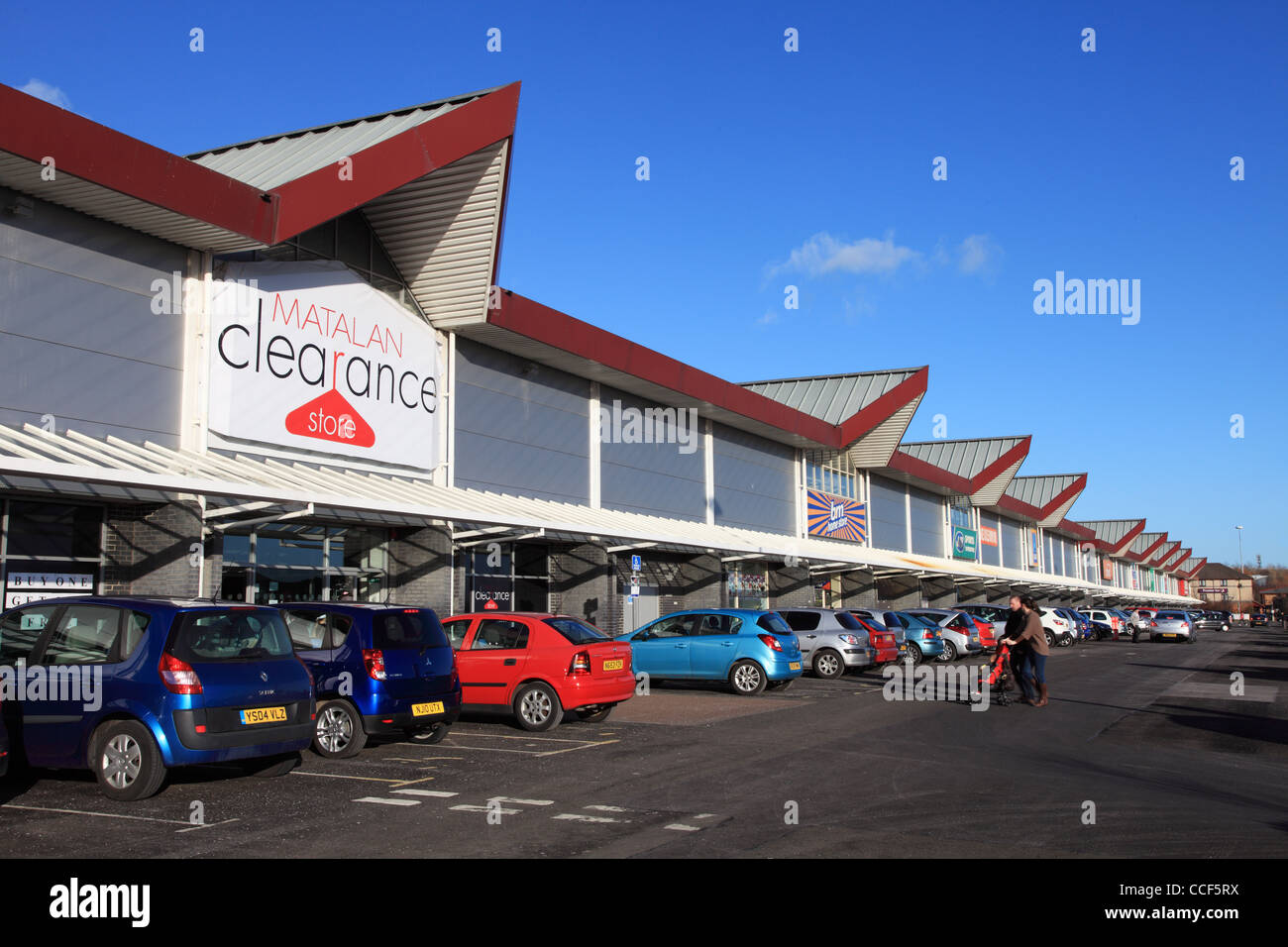 Matalan and other stores in the Hylton out of town retail park in
