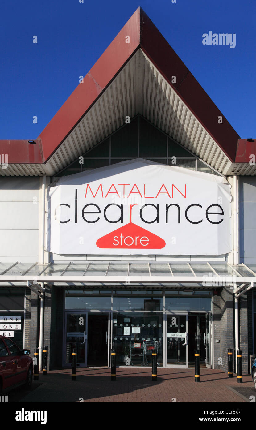 Matalan Clearance store Hylton Riverside Retail Park Sunderland, north