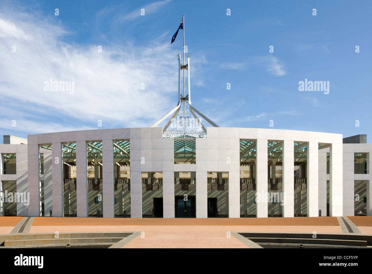 The main entrance of Parliament House, Australian Capital Territory,  Australia Stock Photo - Alamy