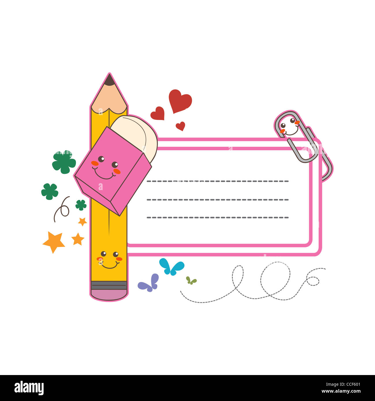 Cute back to school name tag label sticker with copy space Stock ...
