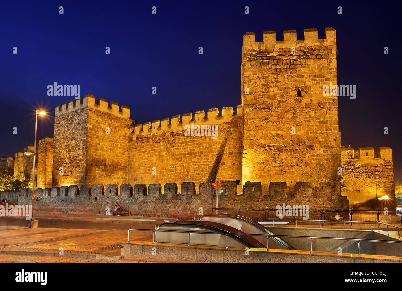 The Ic Kale ('Inner Castle') of Kayseri, contstructed in the 6th century AD by byzantine emperor, Justinian. Anatolia, Turkey Stock Photo