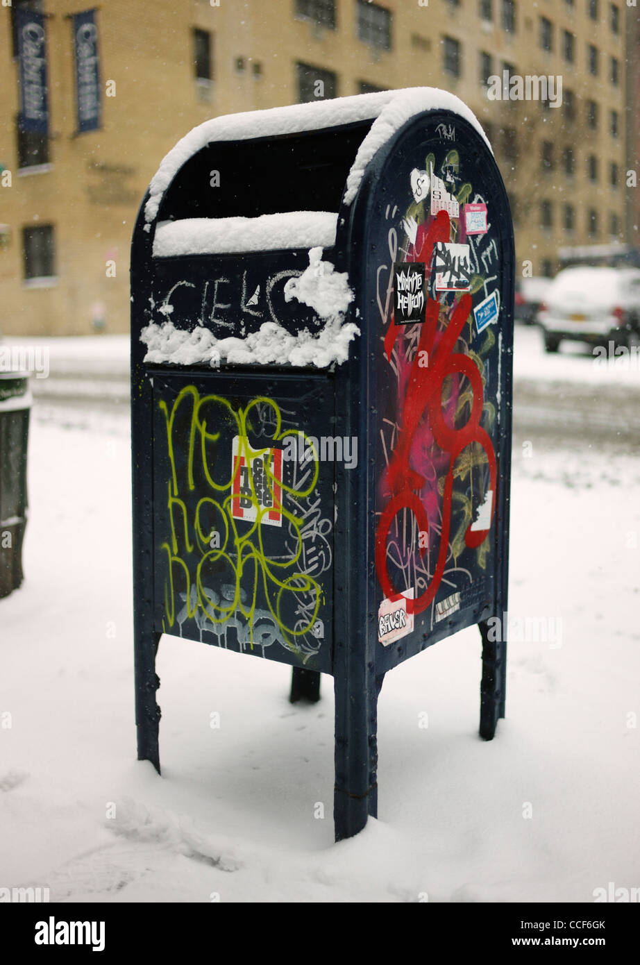 Mailboxes in snow hires stock photography and images Alamy