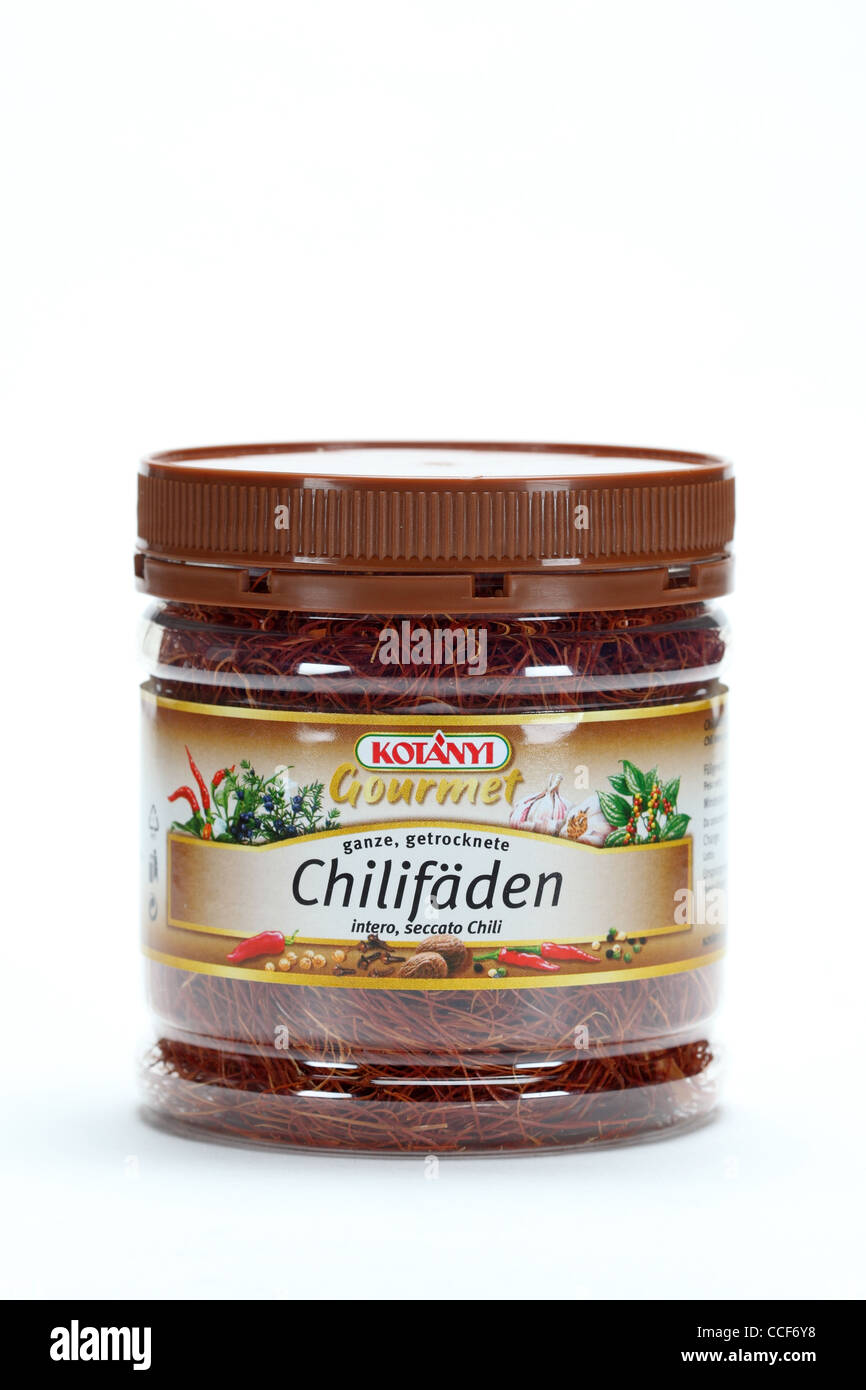 Chilifaden kotanyi spices Stock Photo