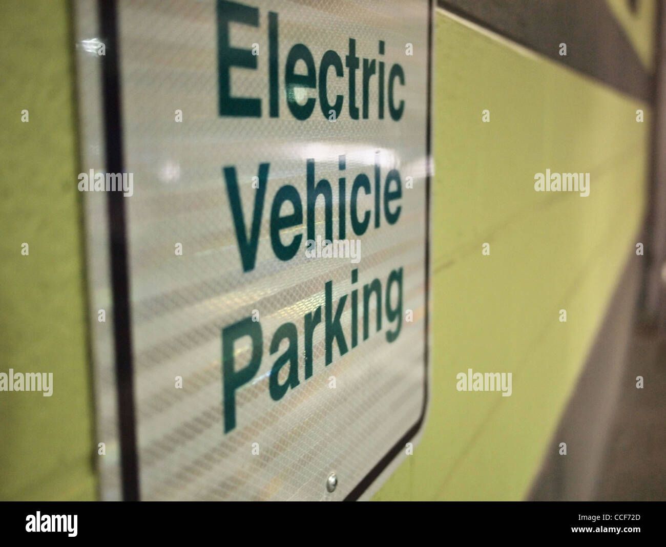 Electric Vehicle Parking Stock Photo Alamy