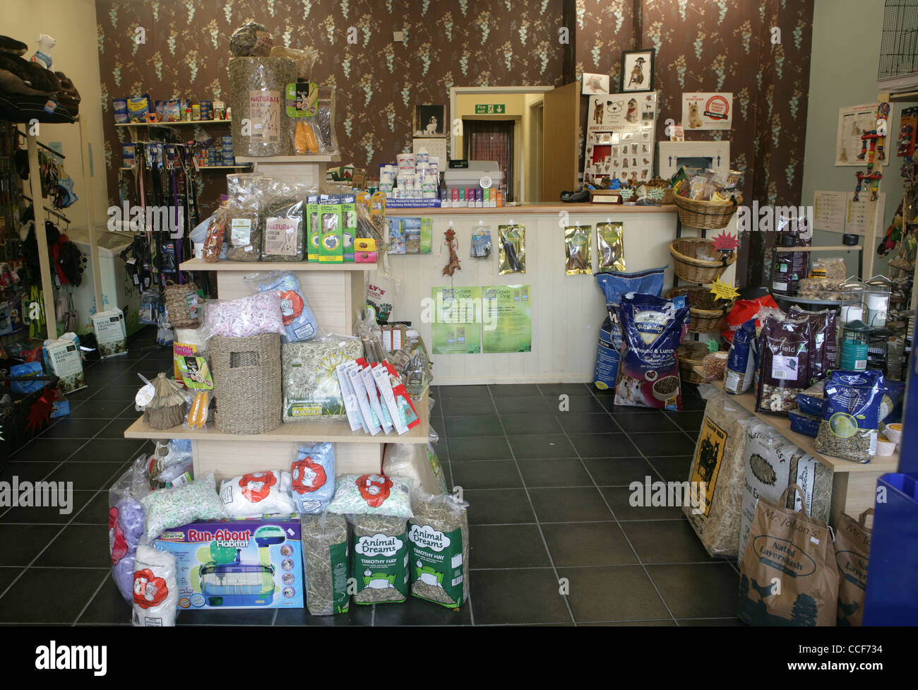 Inside a small Pet Shop Stock Photo - Alamy