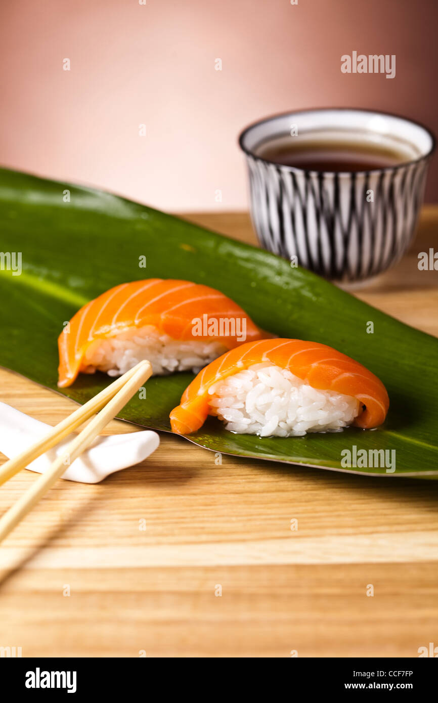 Sushi.Traditional Japanese food Stock Photo - Alamy