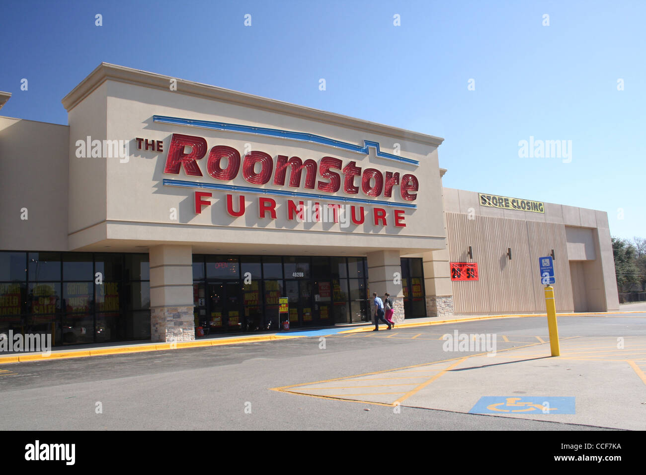 The Roomstore Furniture Store Closing Sale - Tyler, TX - January 2012 Stock Photo