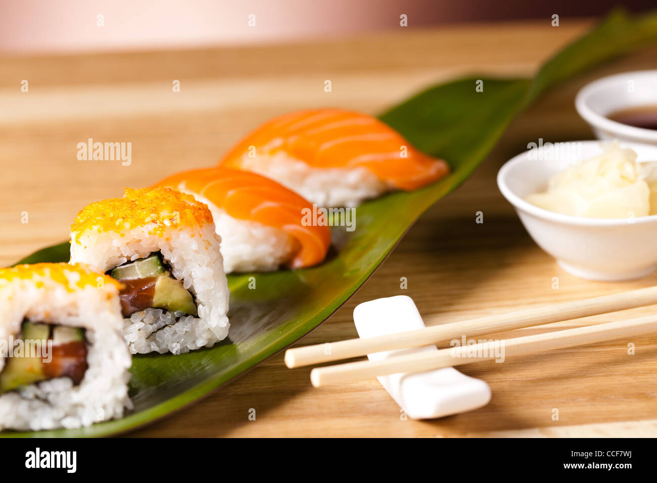Sushi.Traditional Japanese food Stock Photo - Alamy