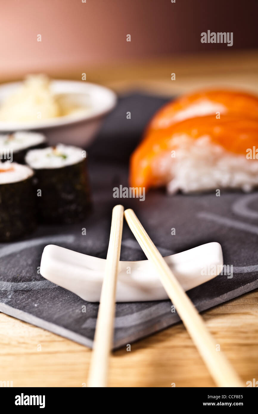 Sushi.Traditional Japanese food Stock Photo - Alamy