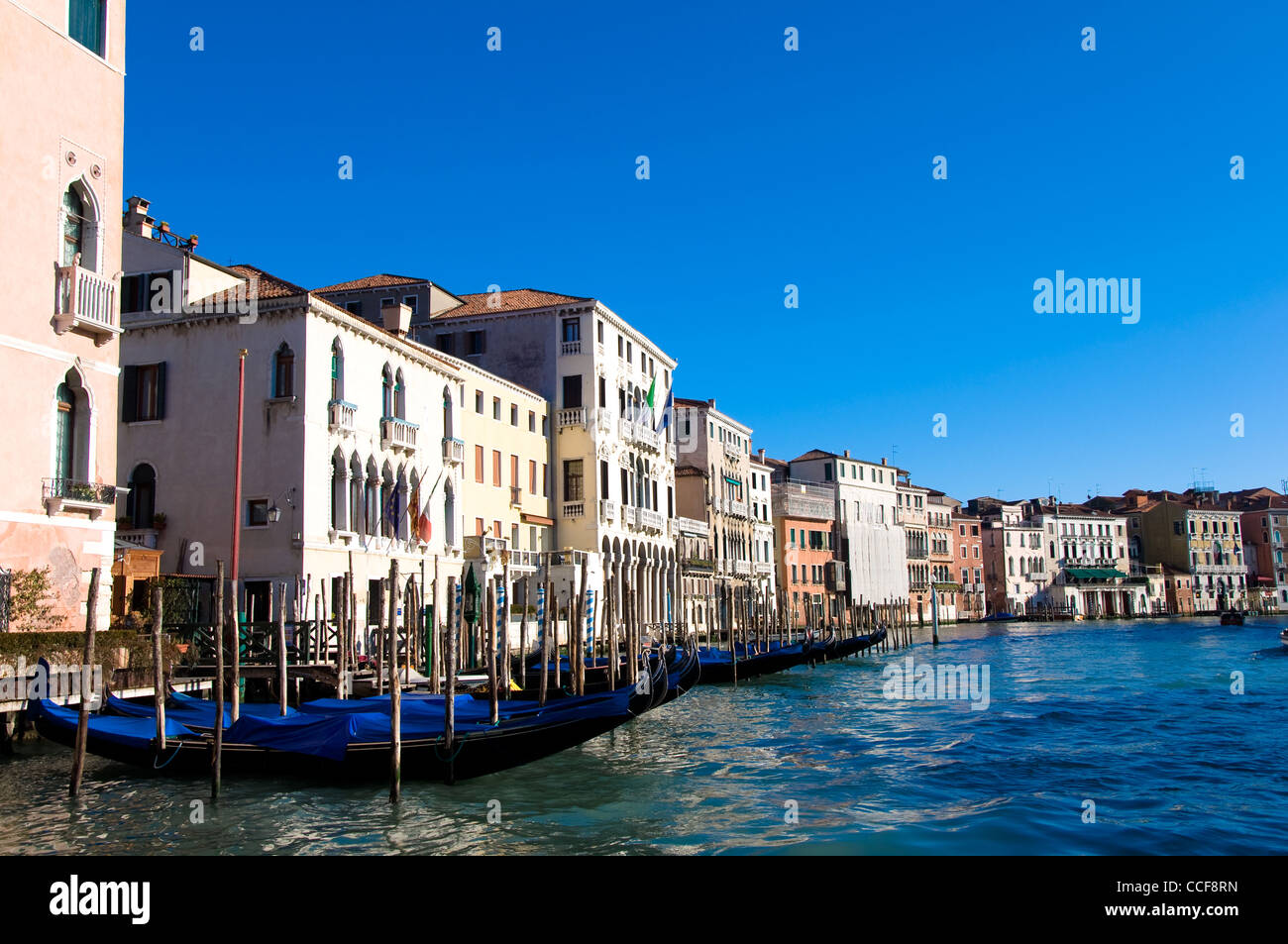 Gondola on the Grand Canal, Venice, Italy Stock Photo - Alamy