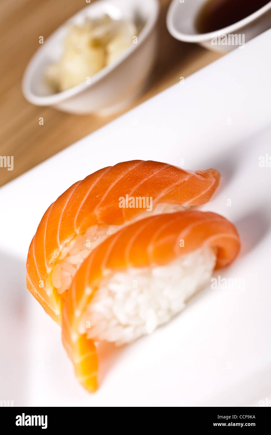 Sushi.Traditional Japanese food Stock Photo - Alamy