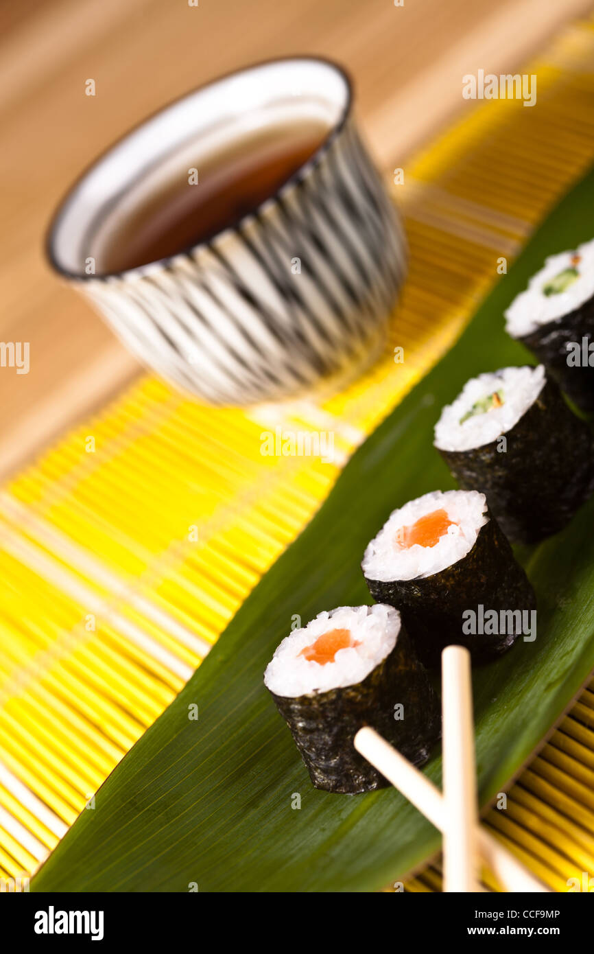 Sushi.Traditional Japanese food Stock Photo Alamy