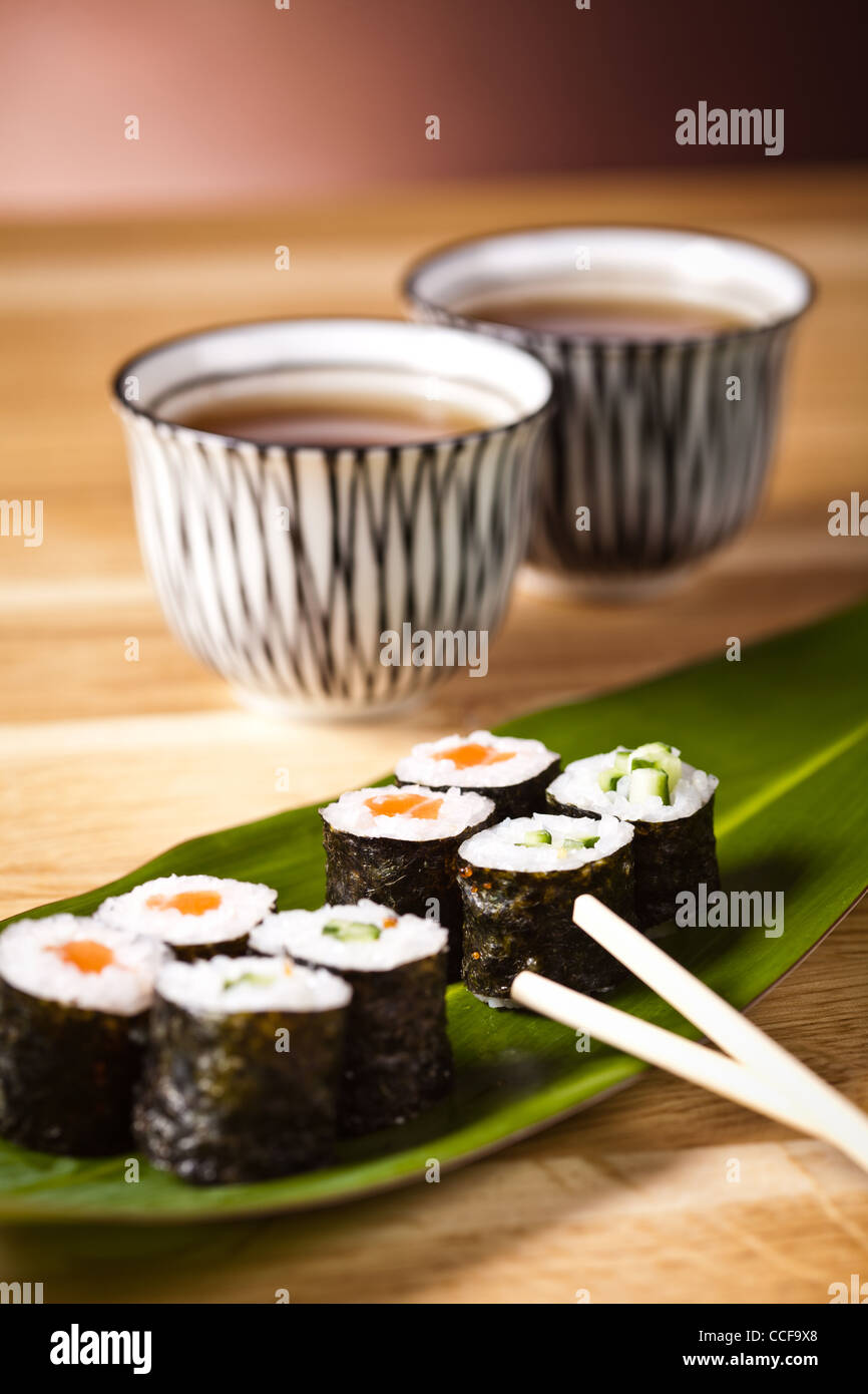 Sushi.Traditional Japanese food Stock Photo - Alamy