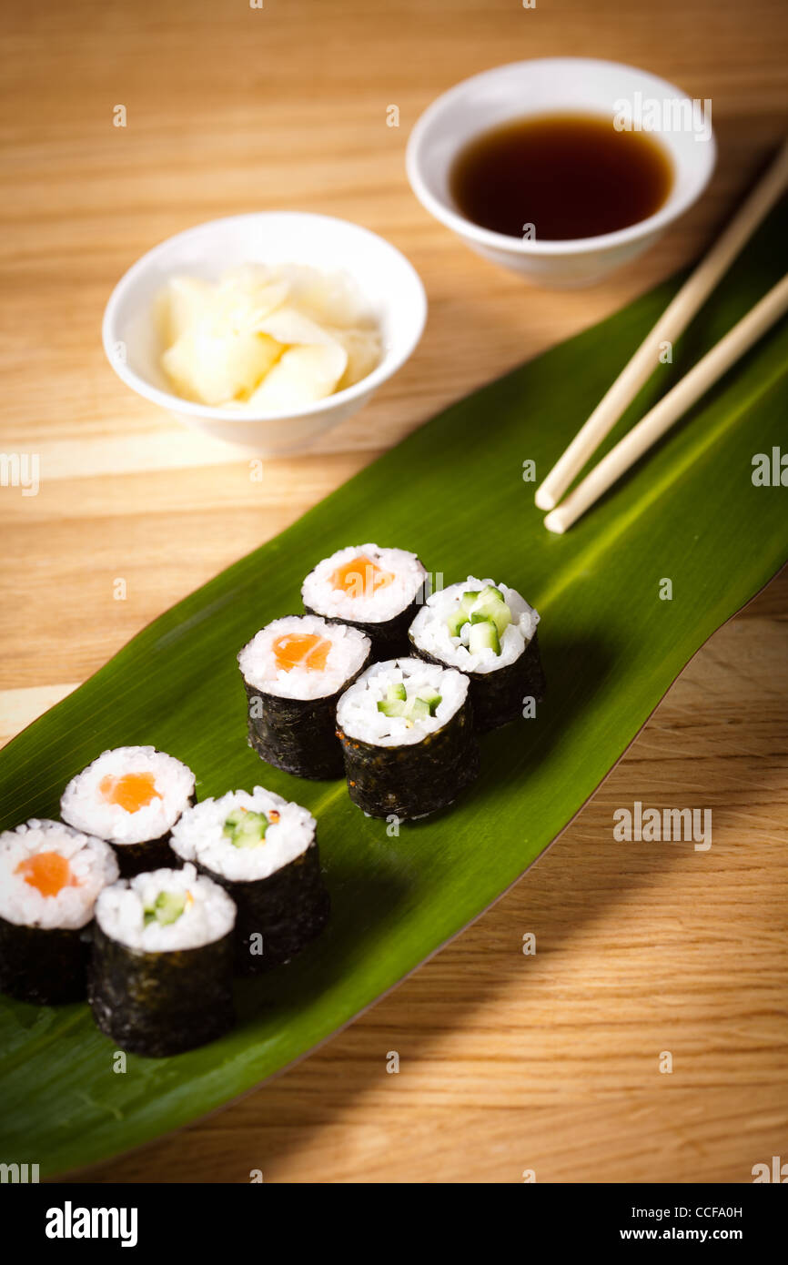 Sushi.Traditional Japanese food Stock Photo - Alamy