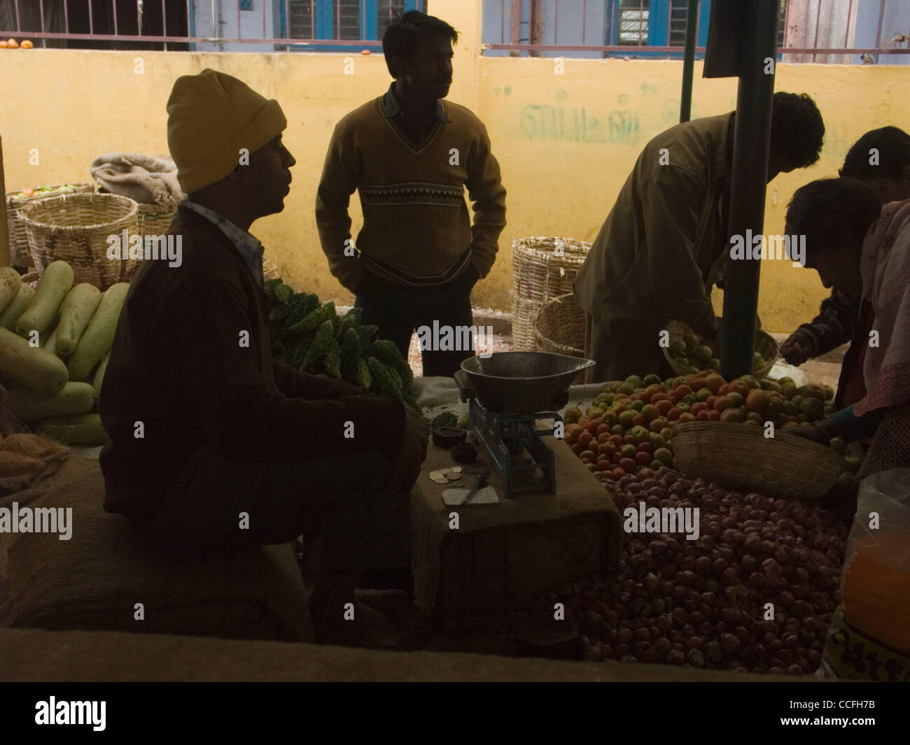 Vegetable market in Ooty Tamil Nadu state India Stock Photo Alamy