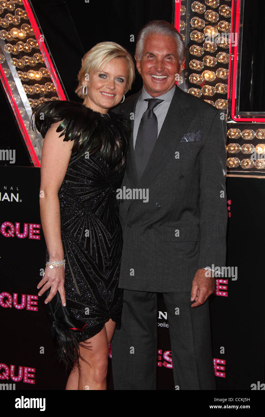 HAMILTON & WIFE arrives for the premiere of the film 'Burlesque