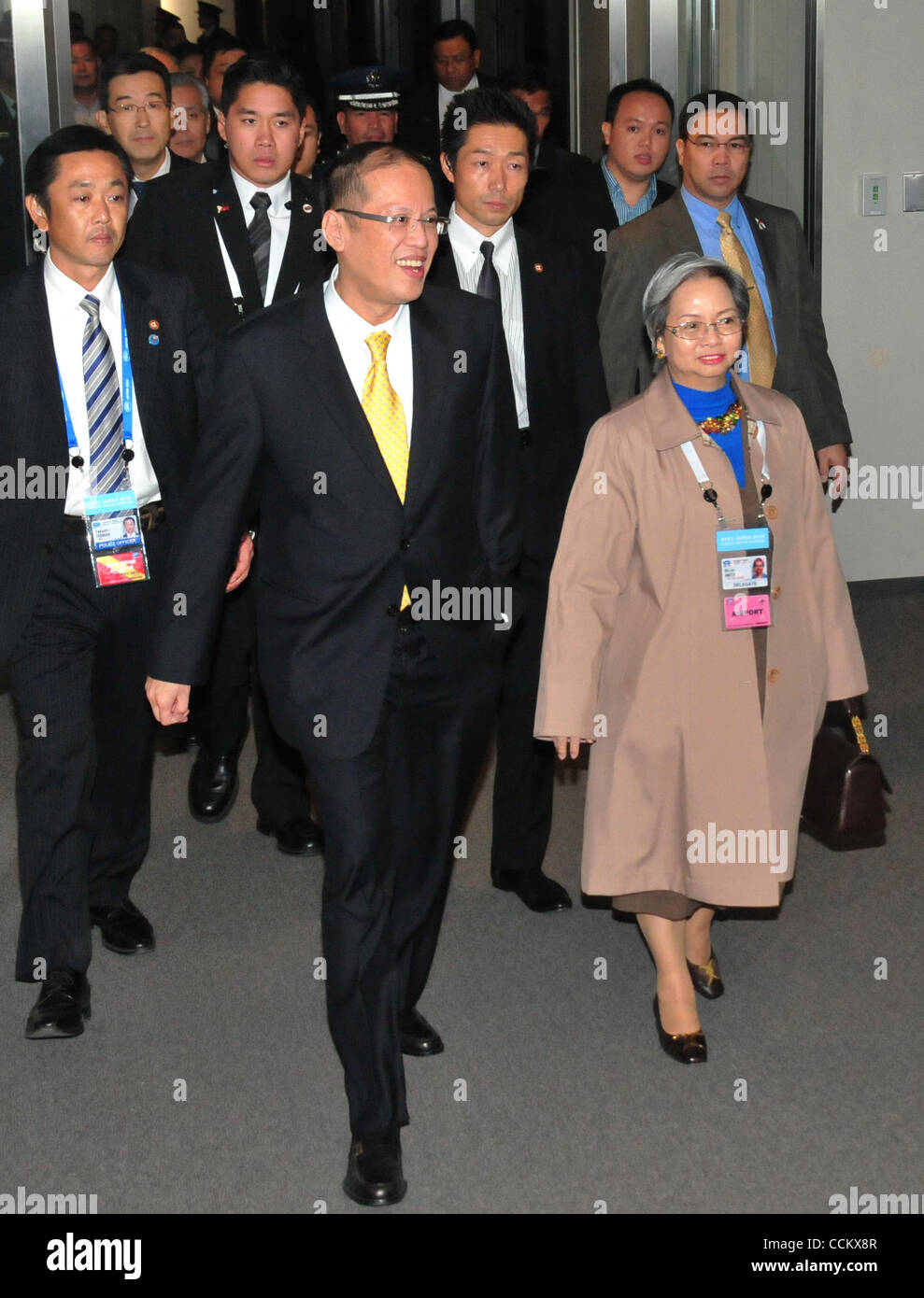 Nov. 11, 2010 - Japan - Benigno S. Aquino III, President, Philippines(Narita Airport Arraivalï (Credit Image: © Jana Press/ZUMApress.com) Stock Photo