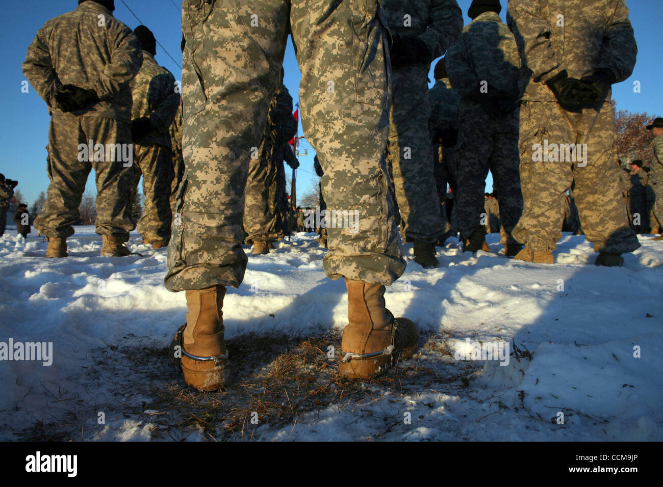 Nov 10, 2010 Fort Wainwright, Alaska, U.S. Soldiers participate in a Veterans Day ceremony