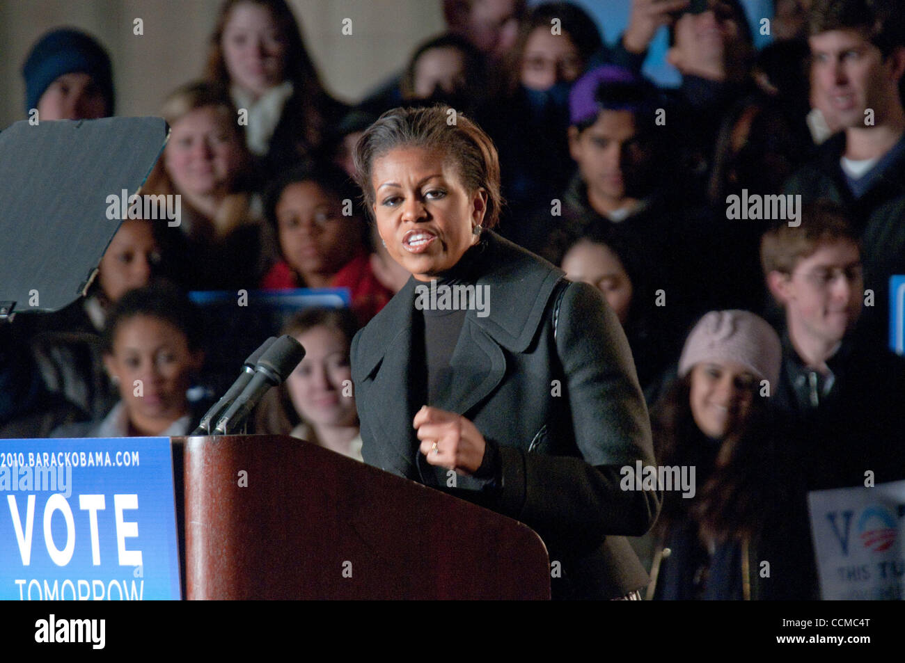 November 1, 2010, Philadelphia PA, USAFirst Lady of the United States, MICHELLE OBAMA at the