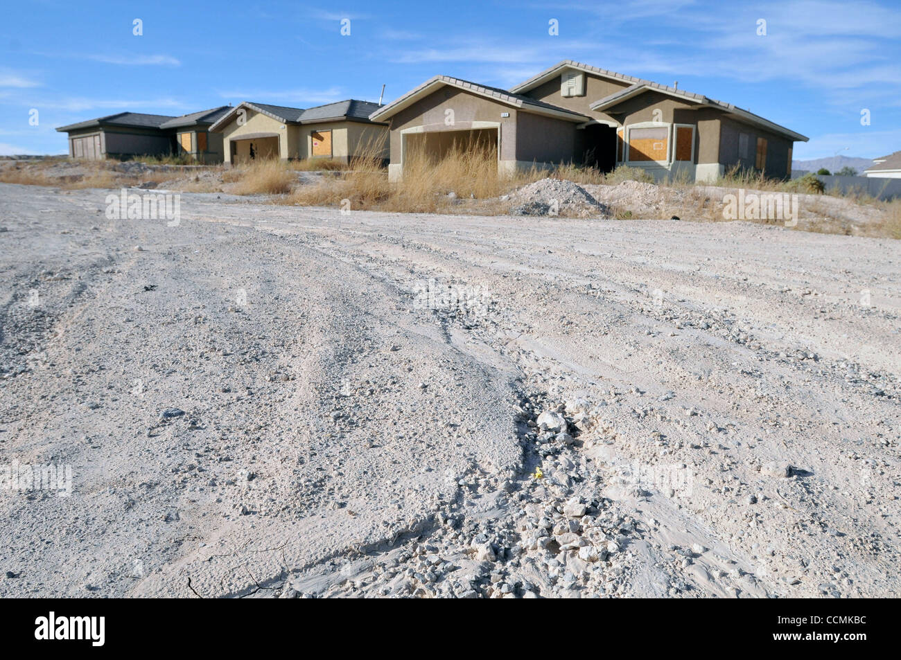 Oct. 27, 2010 North Las Vegas, Nevada, USA Scenes at the abandoned