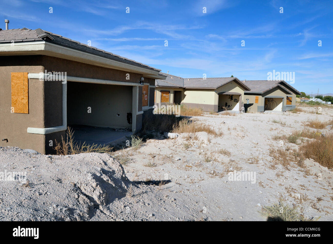 Oct. 27, 2010 North Las Vegas, Nevada, USA Scenes at the abandoned