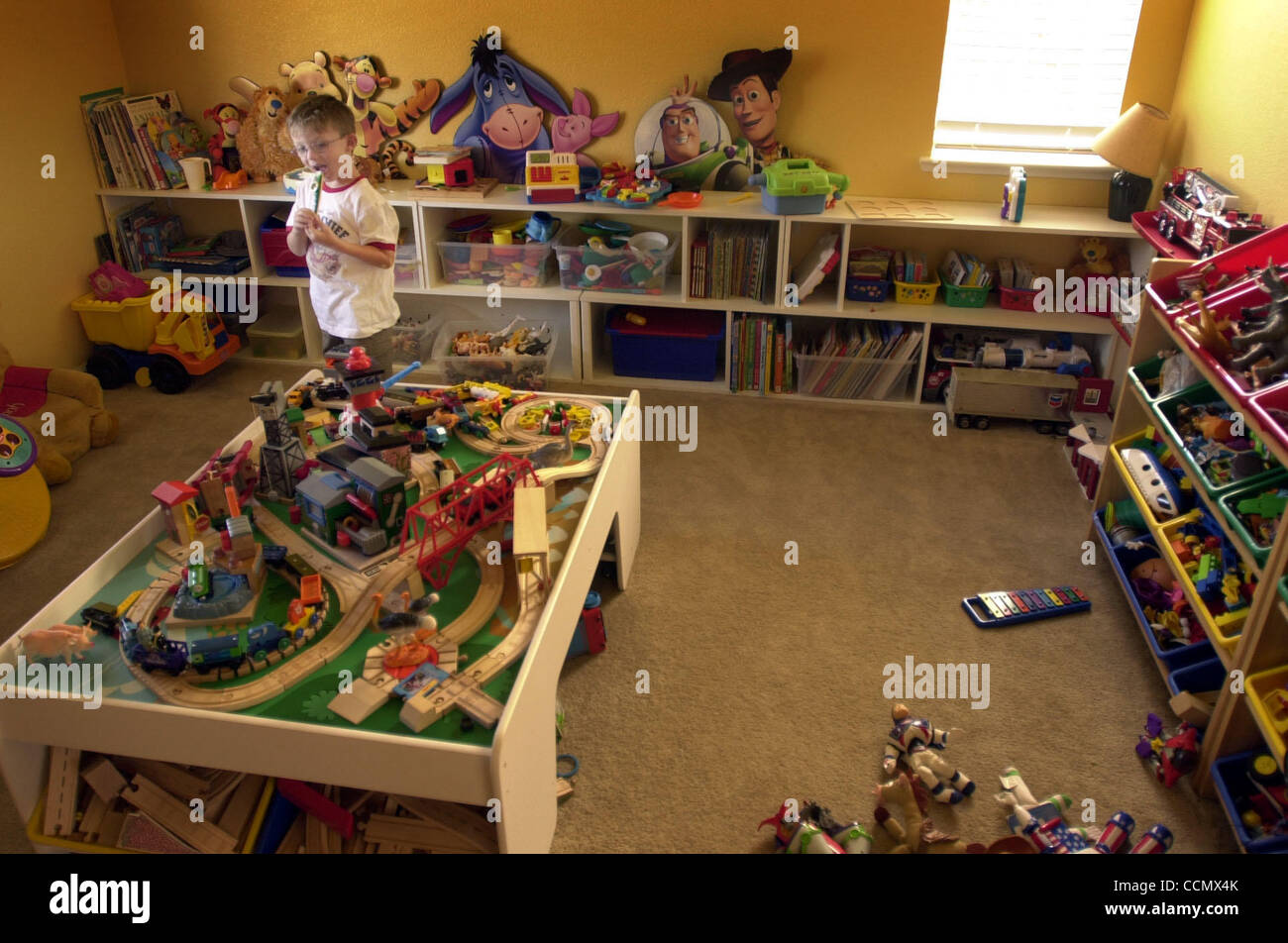 full of toys