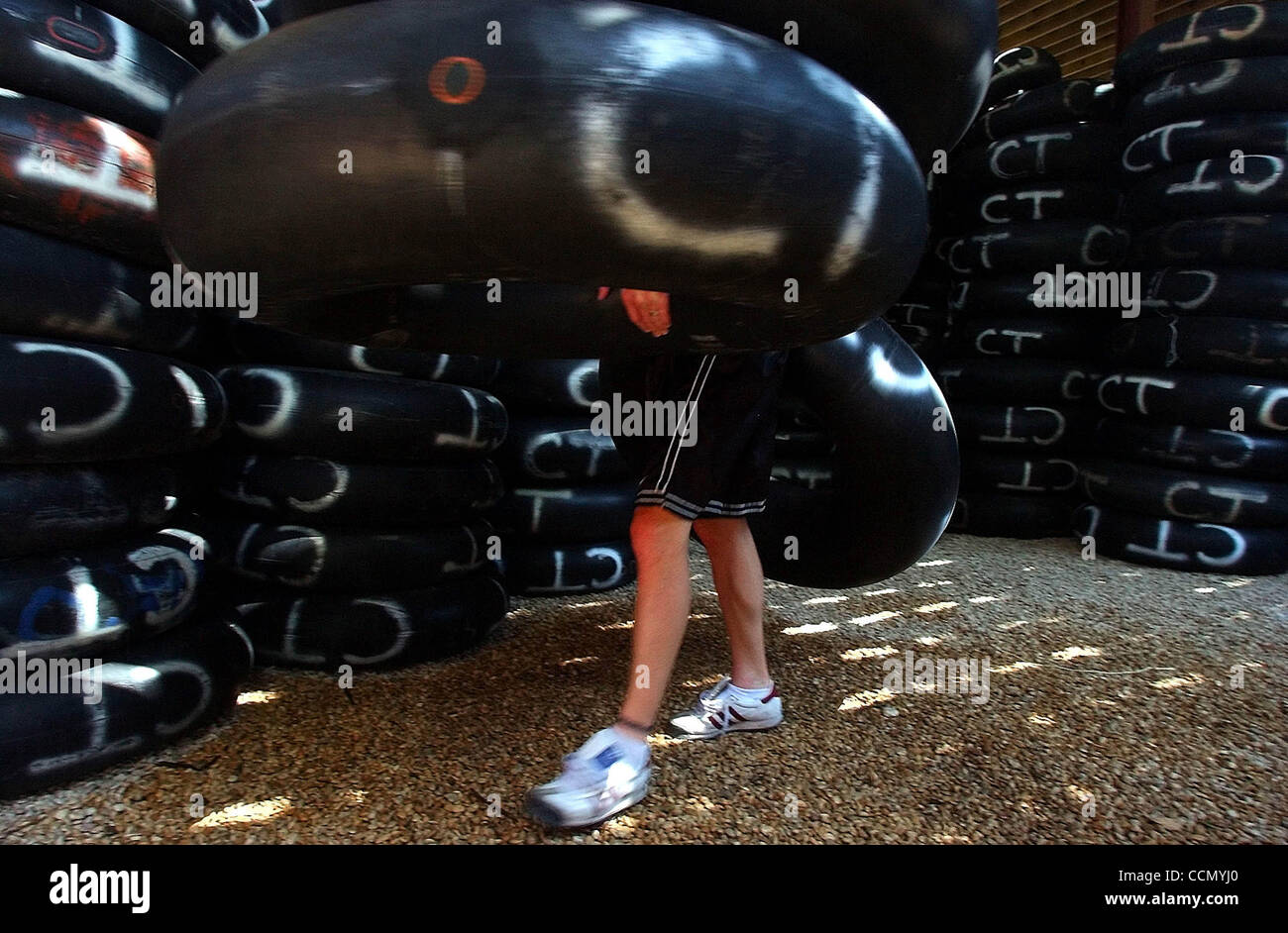 METRO John Summers retrieves tubes for customers at Corner Tubes near