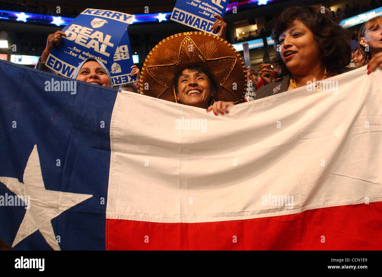 METROTexas Delegates Majestic Magnate, from left, of Houston, Isela