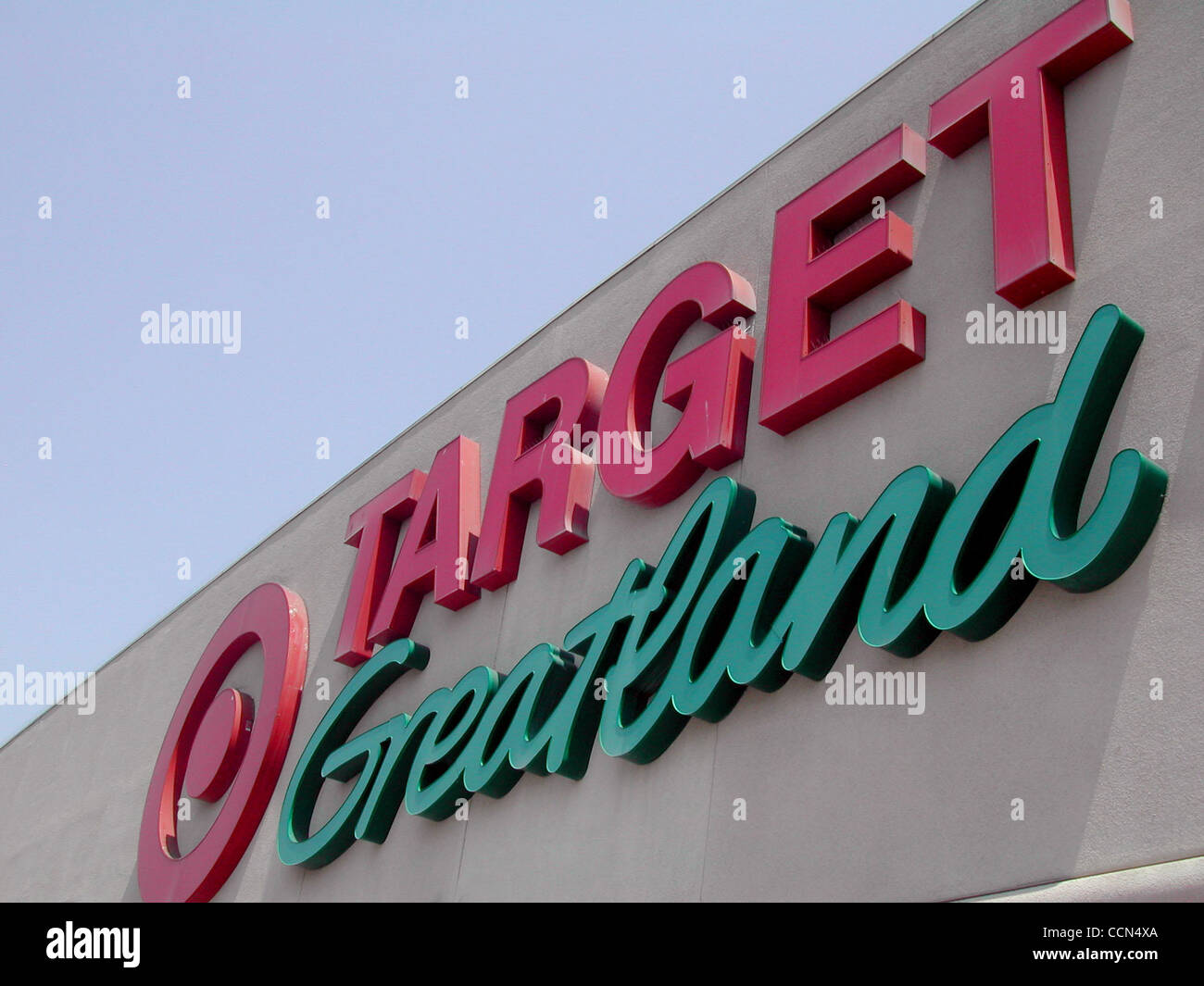 Aug 15, 2004; Los Angeles, CA, USA; Target Greatland store sign. Target store. Stock Photo
