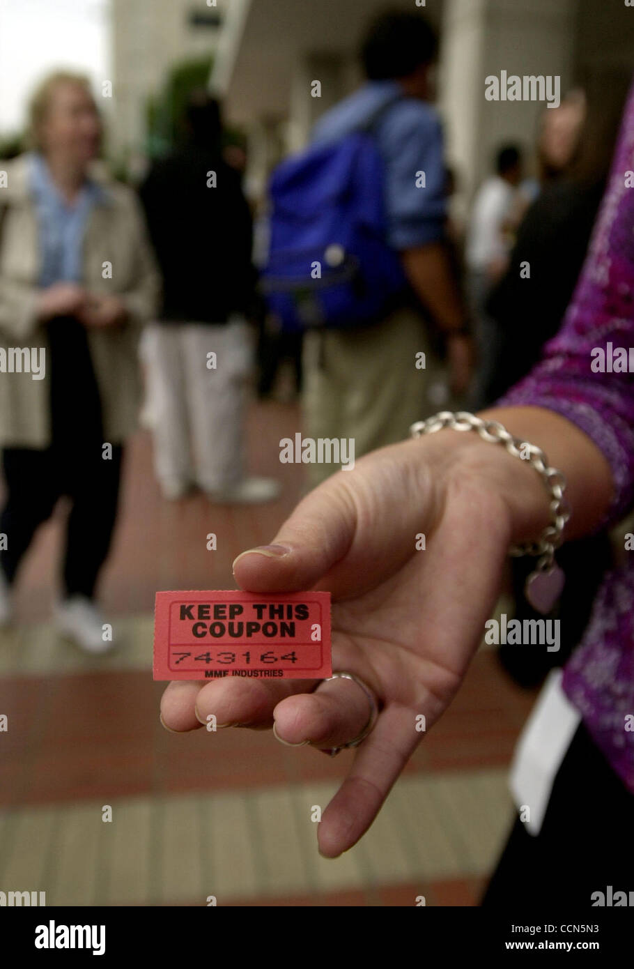 Laura Elliott Of San Jose Came To Court Early To Get A Lotto Ticket And 
