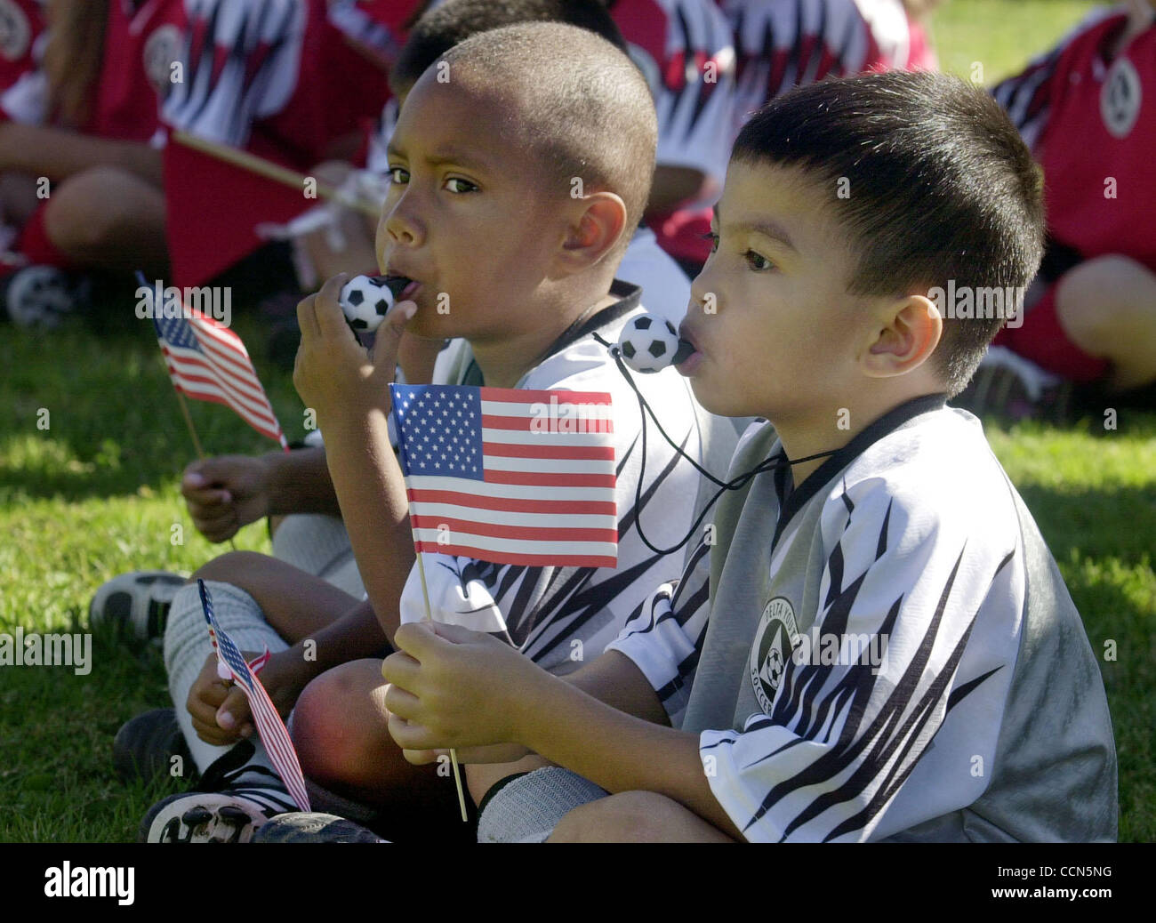 Delta Youth Soccer League kicks off its 20042005 season with a big